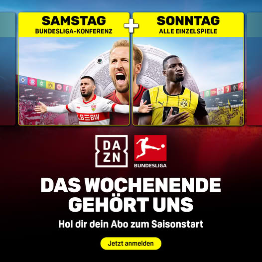 dazn wochenende